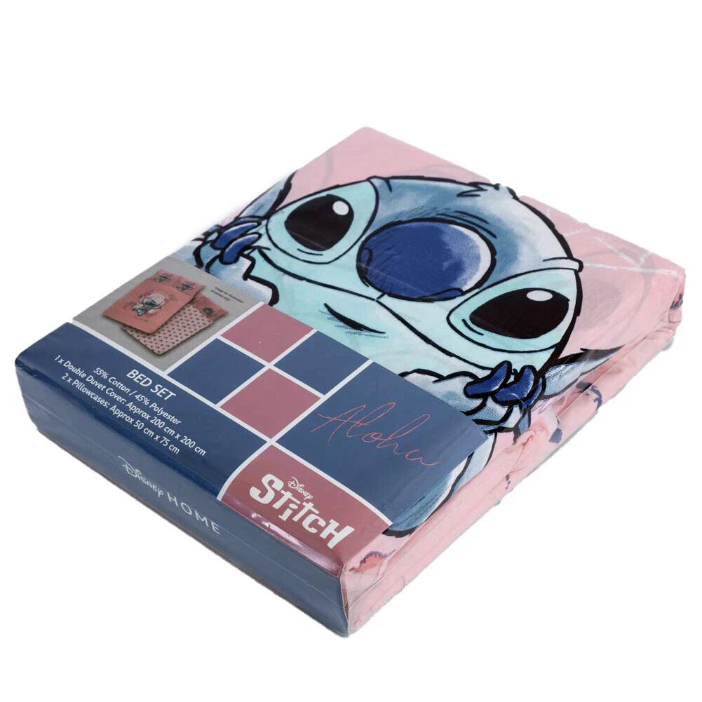 Disney's Lilo & Stitch Aloha Reversible Single Duvet Set | Lilo and Stitch Bedding Set