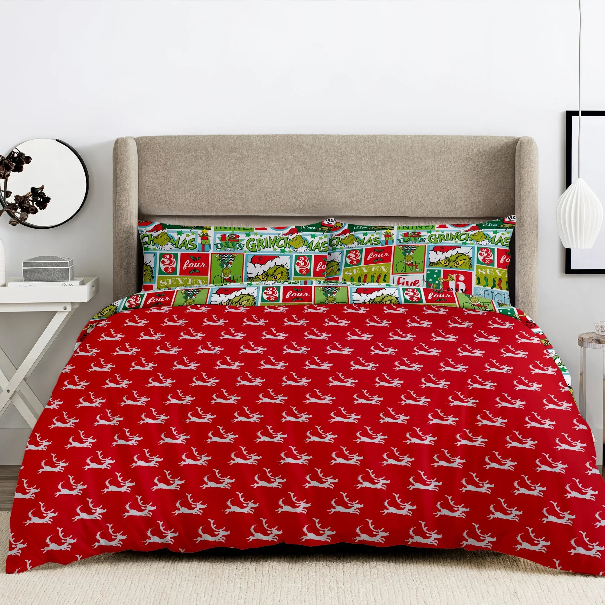 The Grinch Dr. Seuss Christmas Microfibre Duvet Cover