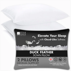 Buy Duck Feather & Down Pillow Online | Medium Support | iStylemode