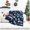 Christmas Game On Fleece Throw Blanket