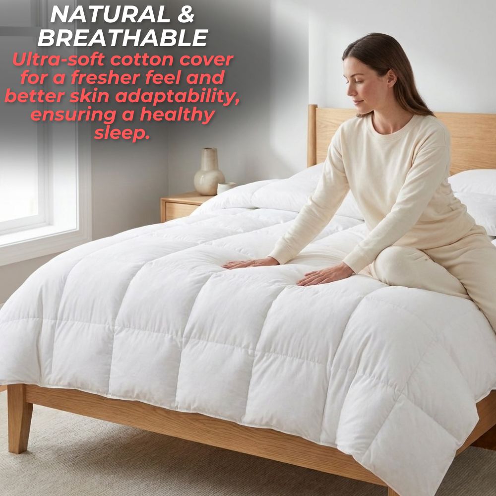 Goose Feather & Down Duvet Quilt 10.5 Tog