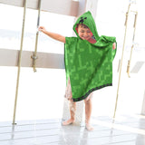 Minecraft Creeper Kids Hooded Poncho
