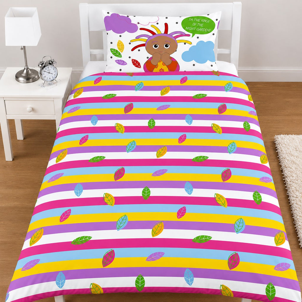 Night Garden Single Duvet Cover & Pillowcase Set | Kids Bedding