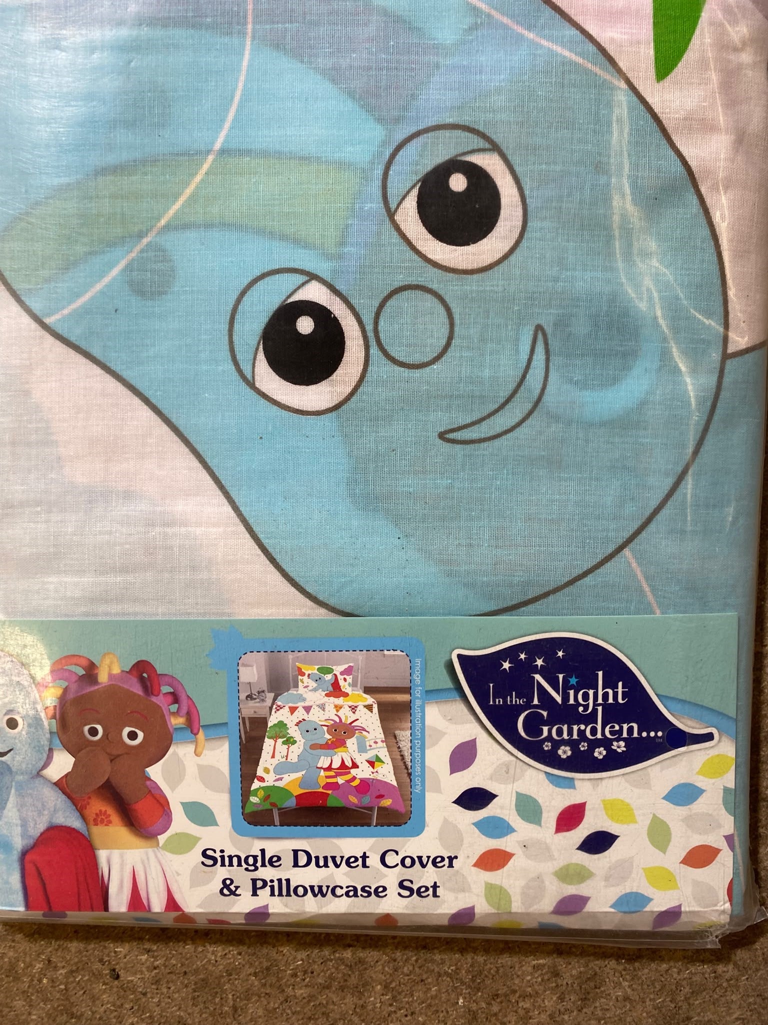 Night Garden Single Duvet Cover & Pillowcase Set | Kids Bedding