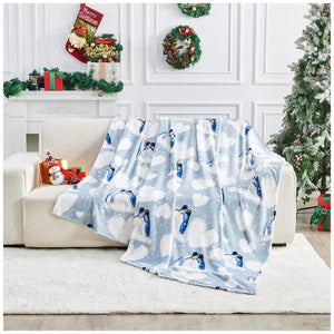 Buy Christmas Penguins Forever Fleece Throw Blanket – Don’t Miss Out on Our Christmas Sale! | iStyleMode