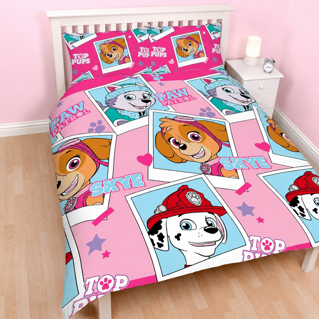 Reversible PAW Patrol Double Duvet Cover & Pillowcase Set