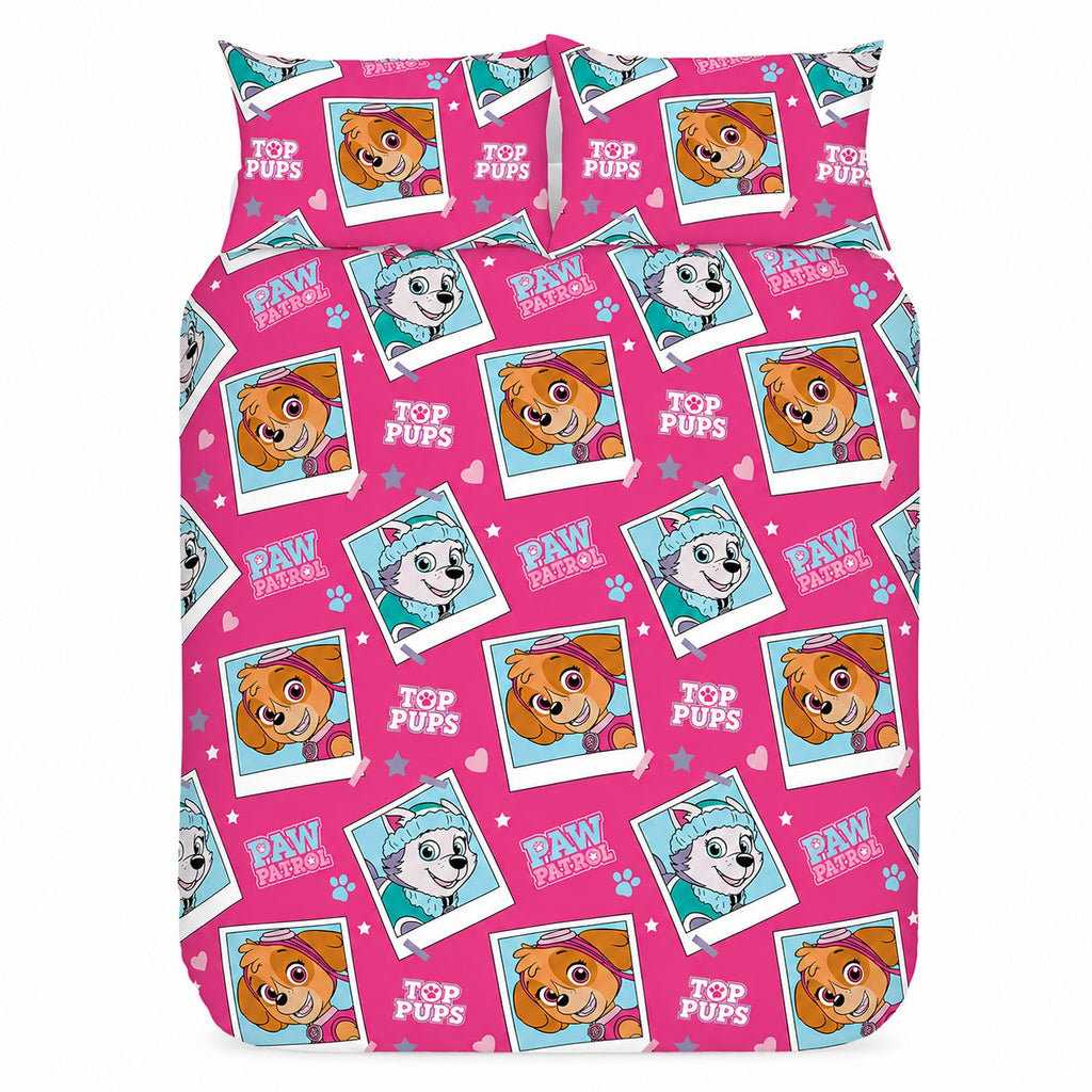 Reversible PAW Patrol Double Duvet Cover & Pillowcase Set