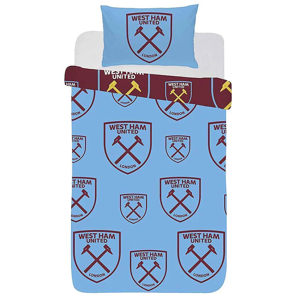 West Ham United Reversible Single Duvet Cover Set