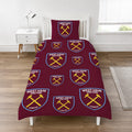 West Ham United Reversible Single Duvet Cover Set