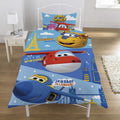 Reversible Super Wings Single Duvet Cover Set