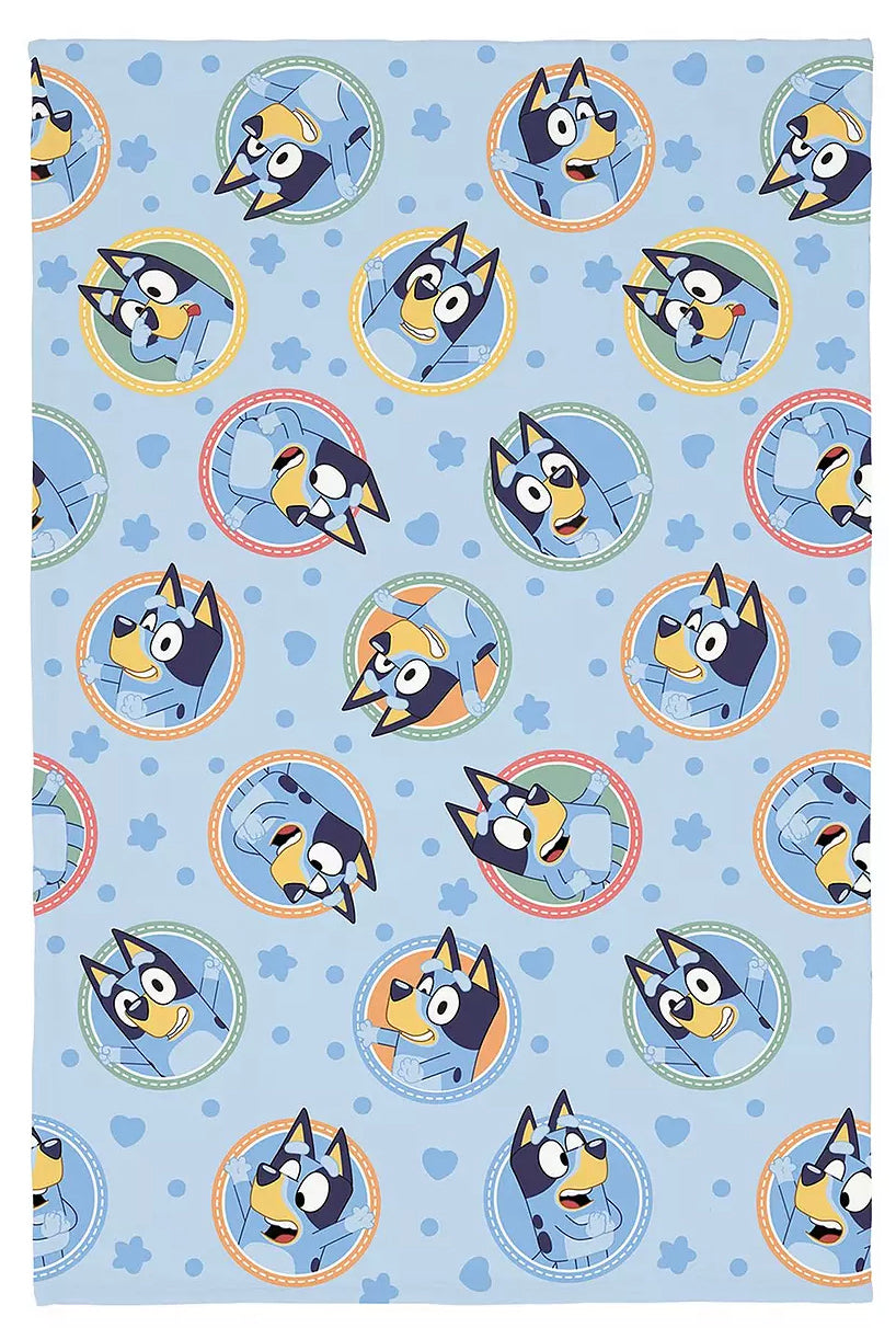 Bluey Frames Coral Fleece Blanket