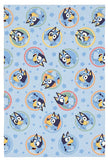 Bluey Frames Coral Fleece Blanket