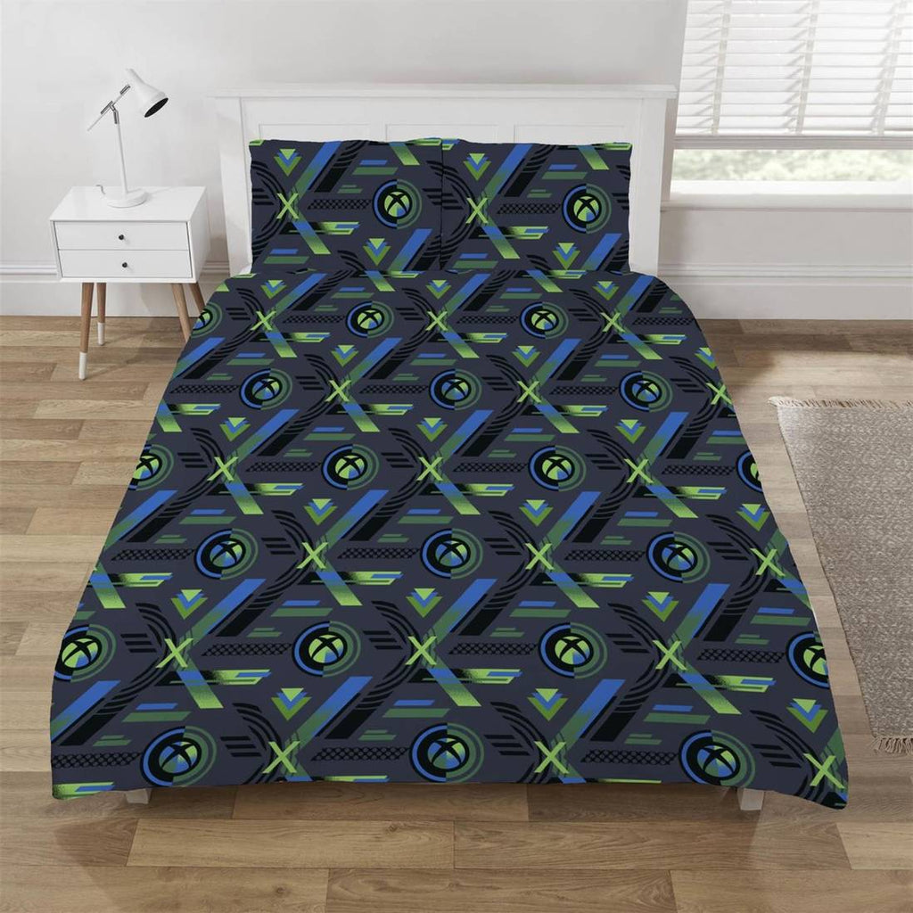 Reversible Xbox Single Duvet Cover Set with Pillowcase