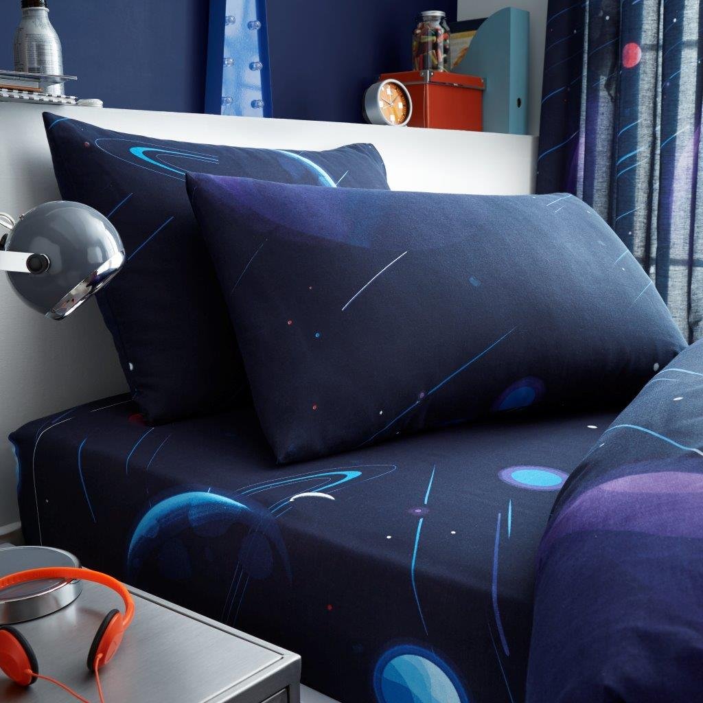 Youngun's Space Chimp Single Duvet Cover Set with Pillowcase