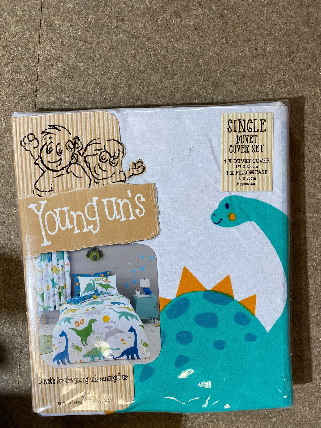 Reversible Dinosaur Multi Single Bed Duvet Cover