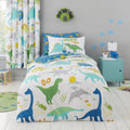 Reversible Dinosaur Multi Single Bed Duvet Cover