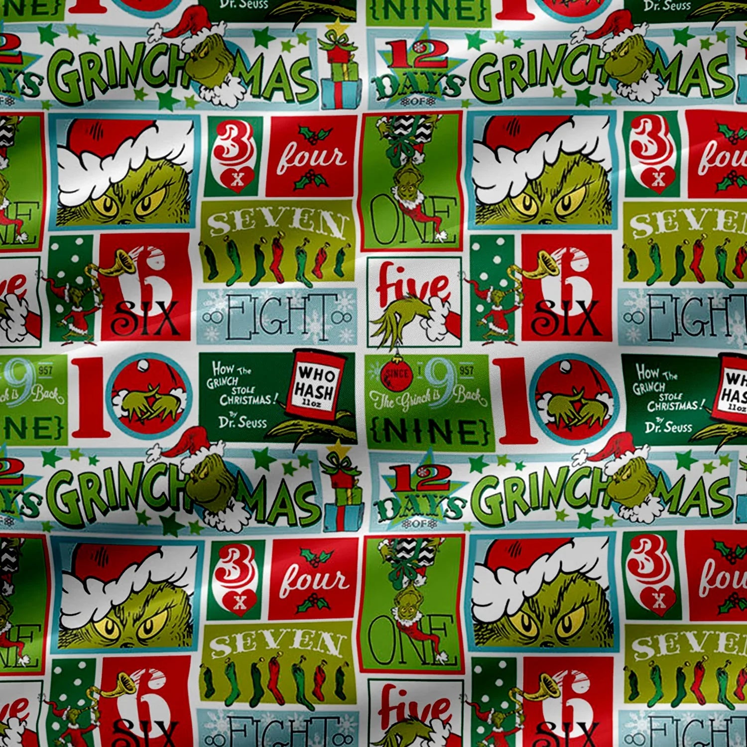 The Grinch Dr. Seuss Christmas Microfibre Duvet Cover