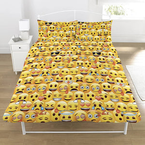 Buy Emoji Design Double Duvet Cover in the UK | Limited time Offer | iStyle mode 