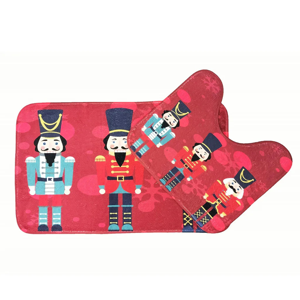 Shop Nutcracker XMAS Memory Bath Mats – Best Price Online in the UK | Christmas Sale at iStyleMode