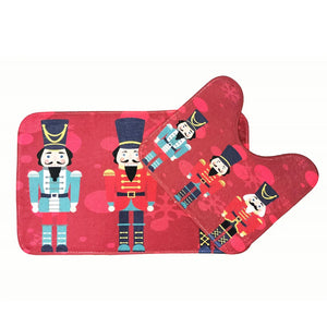 Shop Nutcracker XMAS Memory Bath Mats – Best Price Online in the UK | Christmas Sale at iStyleMode
