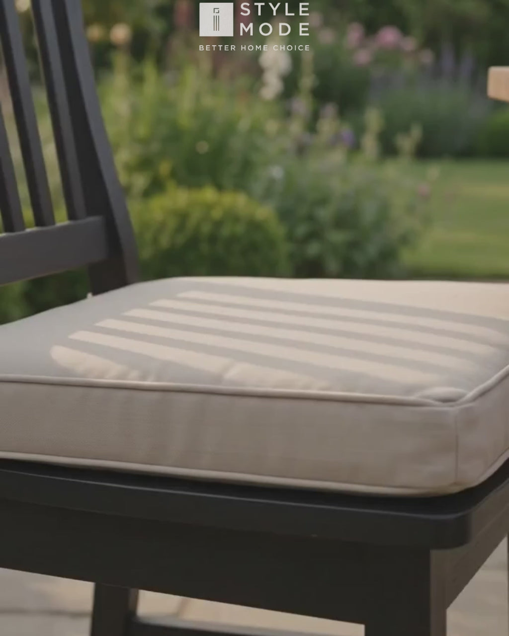 Garden High Back Seater Cushion