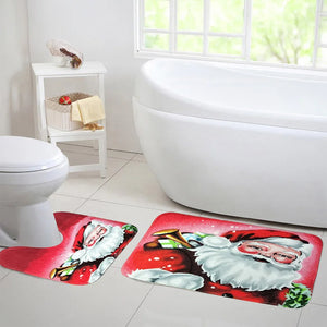Shop Smiling Santa XMAS Memory Bath Mats – Best Price Online in the UK | Christmas Sale | iStyleMode
