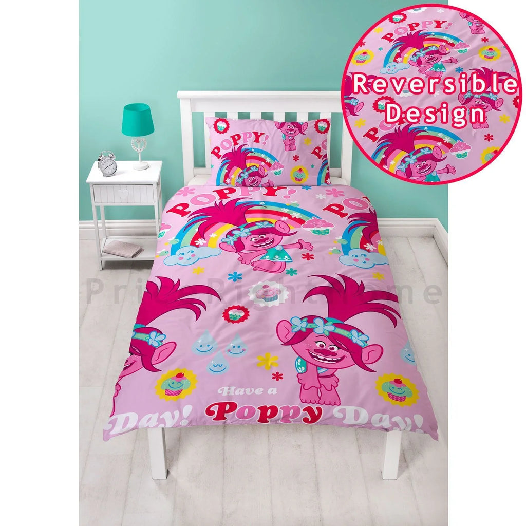 Kids Reversible PolyCotton Duvet cover Bedding Set