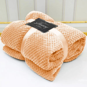 Popcorn Throws Fleece Blankets