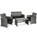Replacement 3 Pieces Cushion Set For Rattan Chairs