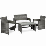 Replacement 3 Pieces Cushion Set For Rattan Chairs