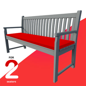 Garden 2 Seater Bench Cushion Pads