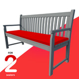 Garden 2 Seater Bench Cushion Pads