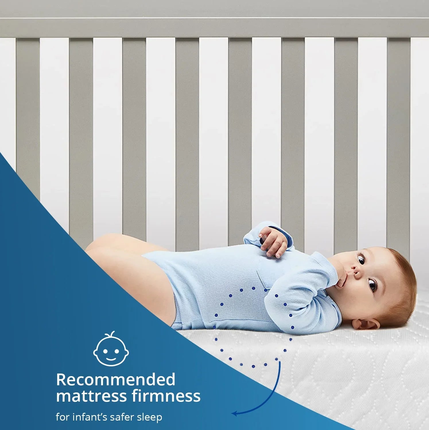 Quilted Waterproof Cotbed Mattresses 140 x 70cm