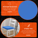Outdoor Chair Seat Pads with Tie