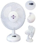 Highlands Desk Fan 3 Speed Silent & Compact Cooling Fan,12 Inch Oscillating Desk