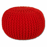 Ottoman Double Knitted Pouffe Footstool