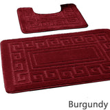 Greek Jacquard Bath Mat Set