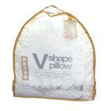 Goose Feather & Down V Shape Pillow