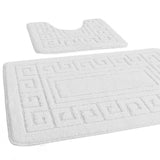 Greek Jacquard Bath Mat Set