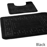 Greek Jacquard Bath Mat Set