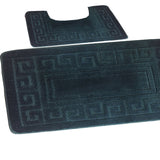 Greek Jacquard Bath Mat Set