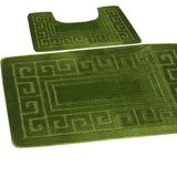 Greek Jacquard Bath Mat Set