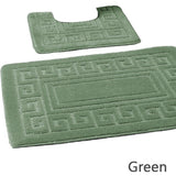 Greek Jacquard Bath Mat Set