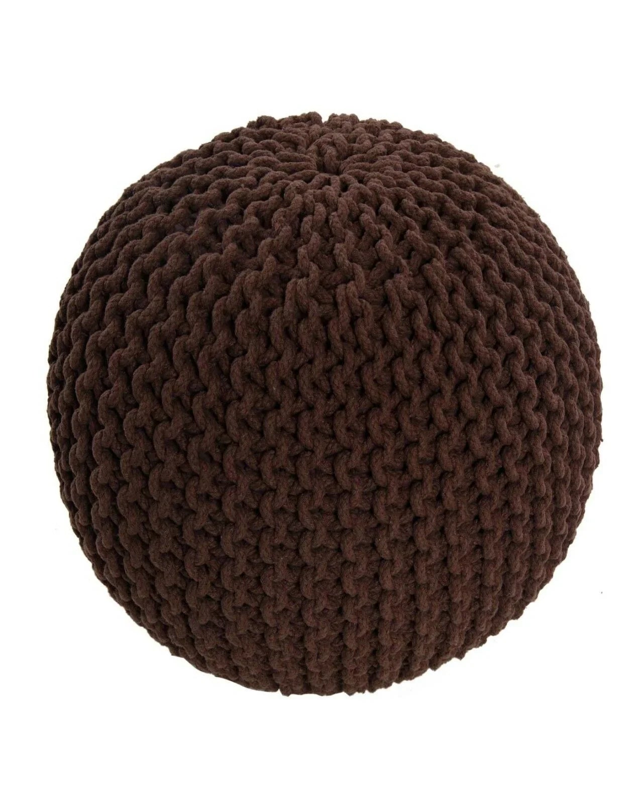 Ottoman Double Knitted Pouffe Footstool
