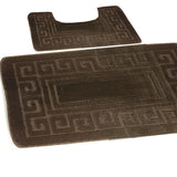 Greek Jacquard Bath Mat Set