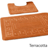 Greek Jacquard Bath Mat Set