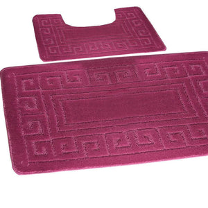 Shop Greek Jacquard Bath Mat Set Online | Stylish Bathroom Accessories | iStyle Mode