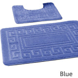 Greek Jacquard Bath Mat Set