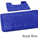 Greek Jacquard Bath Mat Set