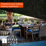 Outdoor Chair Seat Pads with Tie